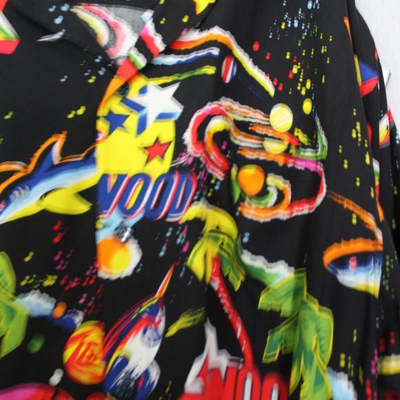 Vintage Planet Hollywood Bold Neon Button Down - Picture 7 of 7